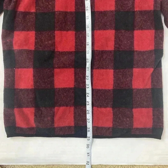 Warranted to be a Pendleton fleece Buffalo print quarter zip pullover - Picture 9 of 10